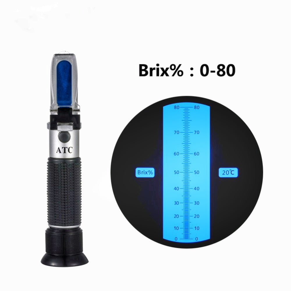 refractometro de 0-80 grados brix